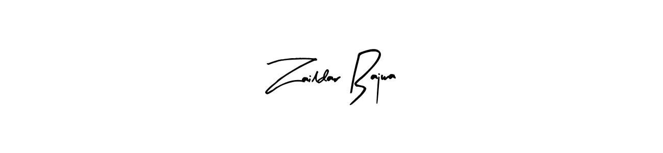 How to make Zaildar Bajwa name signature. Use Arty Signature style for creating short signs online. This is the latest handwritten sign. Zaildar Bajwa signature style 8 images and pictures png