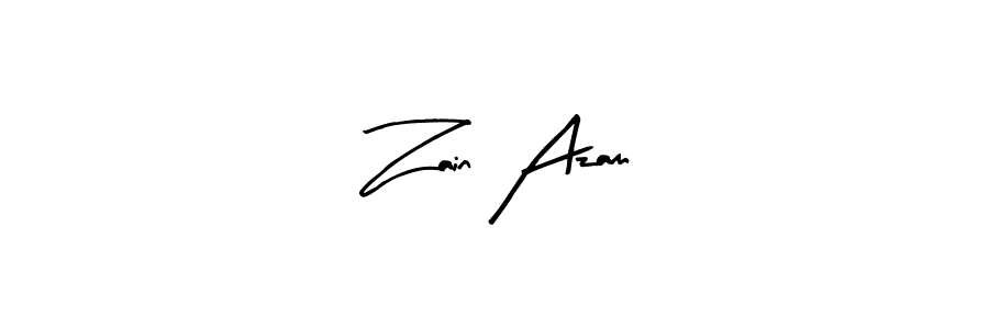 Zain Azam stylish signature style. Best Handwritten Sign (Arty Signature) for my name. Handwritten Signature Collection Ideas for my name Zain Azam. Zain Azam signature style 8 images and pictures png