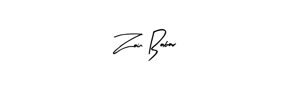Make a beautiful signature design for name Zain Babar. With this signature (Arty Signature) style, you can create a handwritten signature for free. Zain Babar signature style 8 images and pictures png
