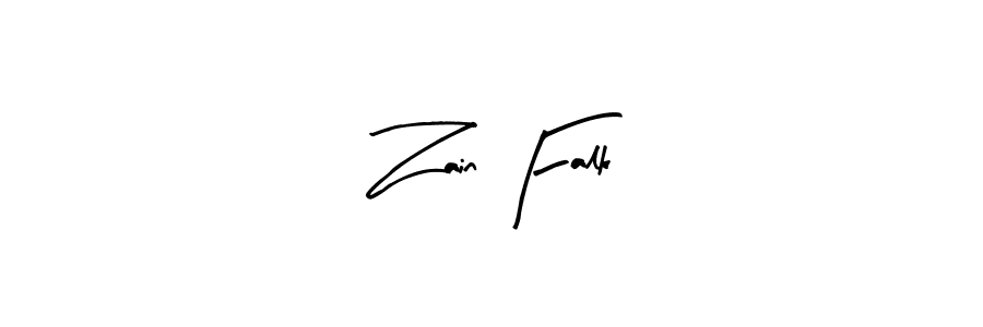 Best and Professional Signature Style for Zain Falk. Arty Signature Best Signature Style Collection. Zain Falk signature style 8 images and pictures png