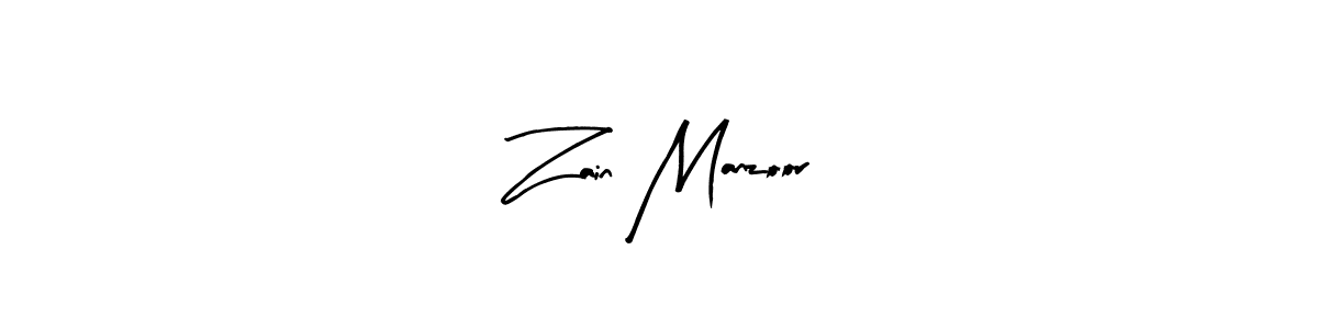Zain Manzoor stylish signature style. Best Handwritten Sign (Arty Signature) for my name. Handwritten Signature Collection Ideas for my name Zain Manzoor. Zain Manzoor signature style 8 images and pictures png