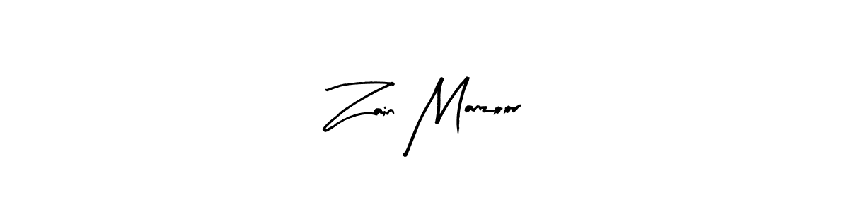 Use a signature maker to create a handwritten signature online. With this signature software, you can design (Arty Signature) your own signature for name Zain Manzoor. Zain Manzoor signature style 8 images and pictures png