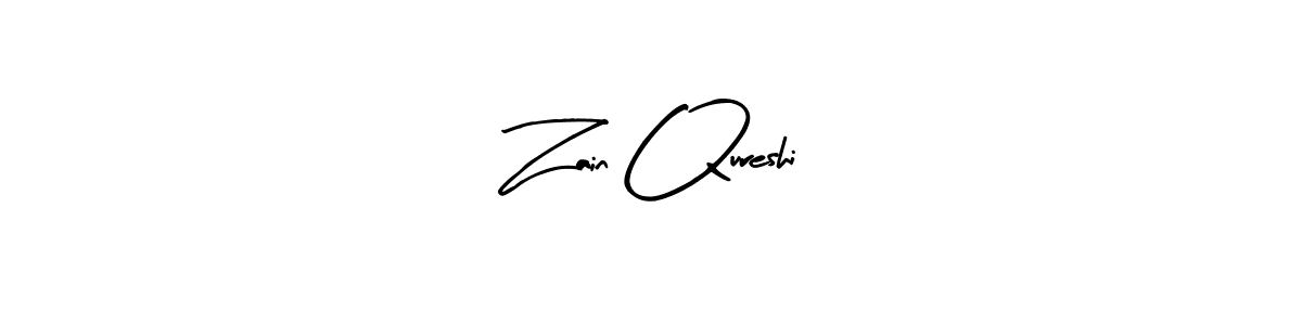 if you are searching for the best signature style for your name Zain Qureshi. so please give up your signature search. here we have designed multiple signature styles  using Arty Signature. Zain Qureshi signature style 8 images and pictures png