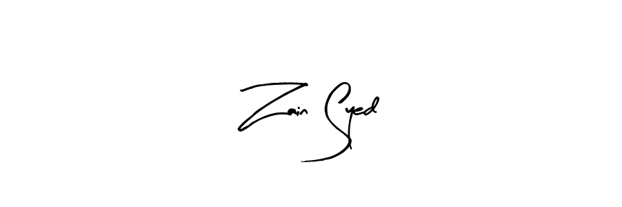 Also You can easily find your signature by using the search form. We will create Zain Syed name handwritten signature images for you free of cost using Arty Signature sign style. Zain Syed signature style 8 images and pictures png