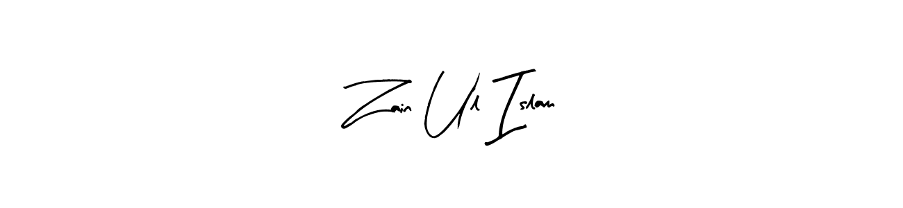 Design your own signature with our free online signature maker. With this signature software, you can create a handwritten (Arty Signature) signature for name Zain Ul Islam. Zain Ul Islam signature style 8 images and pictures png