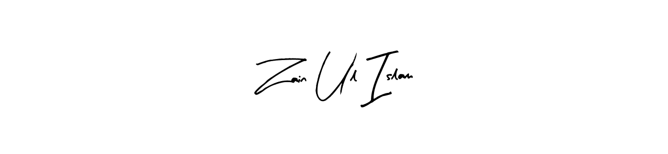 Design your own signature with our free online signature maker. With this signature software, you can create a handwritten (Arty Signature) signature for name Zain Ul Islam. Zain Ul Islam signature style 8 images and pictures png