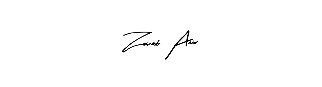 It looks lik you need a new signature style for name Zainab Amir. Design unique handwritten (Arty Signature) signature with our free signature maker in just a few clicks. Zainab Amir signature style 8 images and pictures png