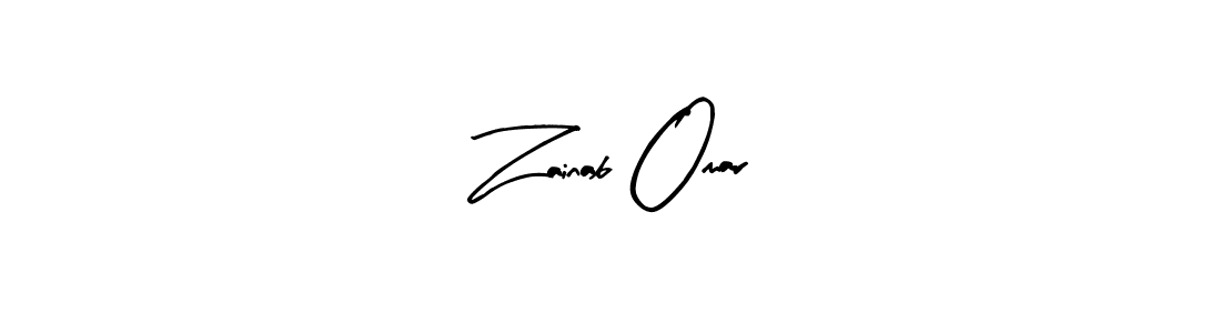 Create a beautiful signature design for name Zainab Omar. With this signature (Arty Signature) fonts, you can make a handwritten signature for free. Zainab Omar signature style 8 images and pictures png