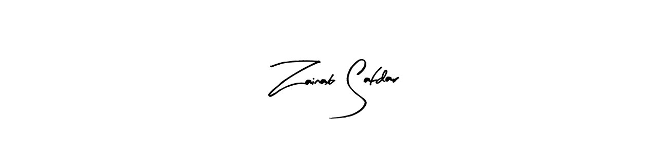 You should practise on your own different ways (Arty Signature) to write your name (Zainab Safdar) in signature. don't let someone else do it for you. Zainab Safdar signature style 8 images and pictures png