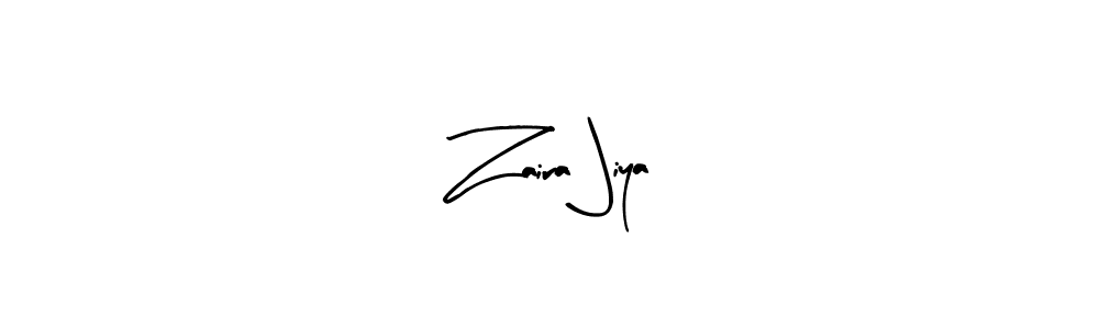 Zaira Jiya stylish signature style. Best Handwritten Sign (Arty Signature) for my name. Handwritten Signature Collection Ideas for my name Zaira Jiya. Zaira Jiya signature style 8 images and pictures png