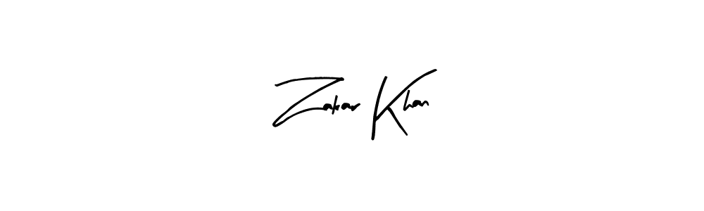 Create a beautiful signature design for name Zakar Khan. With this signature (Arty Signature) fonts, you can make a handwritten signature for free. Zakar Khan signature style 8 images and pictures png