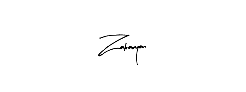 Create a beautiful signature design for name Zakaryan. With this signature (Arty Signature) fonts, you can make a handwritten signature for free. Zakaryan signature style 8 images and pictures png