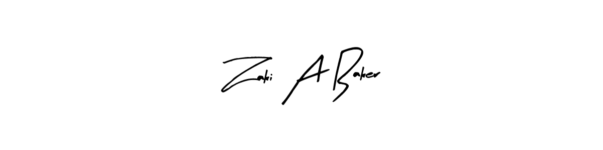 Make a short Zaki A Baker signature style. Manage your documents anywhere anytime using Arty Signature. Create and add eSignatures, submit forms, share and send files easily. Zaki A Baker signature style 8 images and pictures png