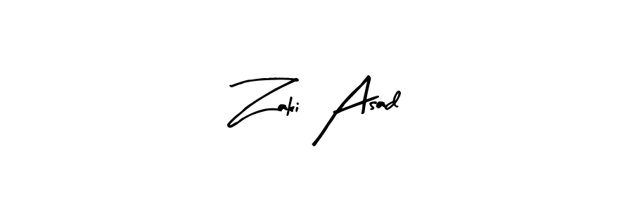 You should practise on your own different ways (Arty Signature) to write your name (Zaki Asad) in signature. don't let someone else do it for you. Zaki Asad signature style 8 images and pictures png