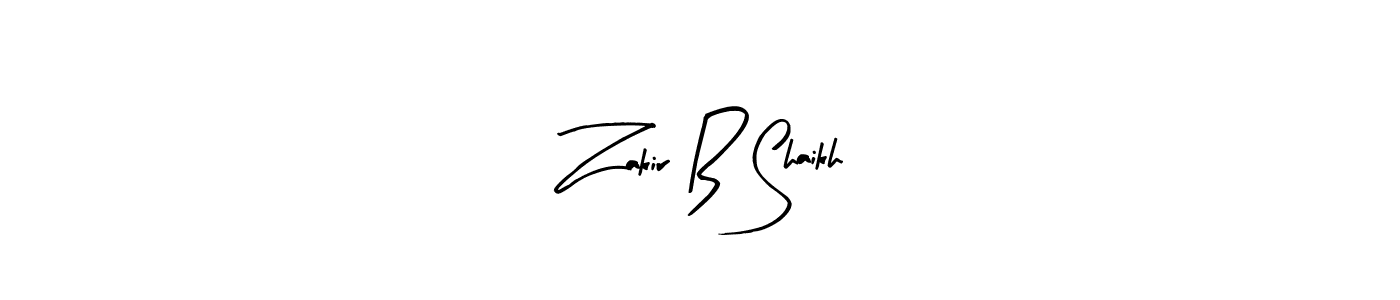It looks lik you need a new signature style for name Zakir B Shaikh. Design unique handwritten (Arty Signature) signature with our free signature maker in just a few clicks. Zakir B Shaikh signature style 8 images and pictures png