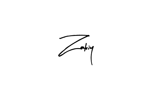 Arty Signature is a professional signature style that is perfect for those who want to add a touch of class to their signature. It is also a great choice for those who want to make their signature more unique. Get Zakiy name to fancy signature for free. Zakiy signature style 8 images and pictures png