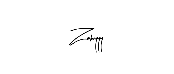 Use a signature maker to create a handwritten signature online. With this signature software, you can design (Arty Signature) your own signature for name Zakiyyy. Zakiyyy signature style 8 images and pictures png