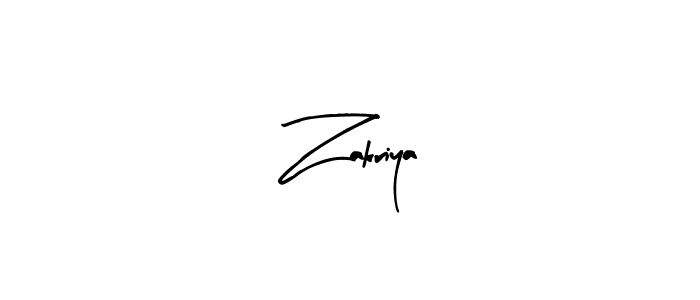 How to make Zakriya signature? Arty Signature is a professional autograph style. Create handwritten signature for Zakriya name. Zakriya signature style 8 images and pictures png