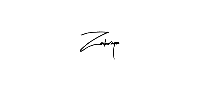 How to make Zakriya signature? Arty Signature is a professional autograph style. Create handwritten signature for Zakriya name. Zakriya signature style 8 images and pictures png