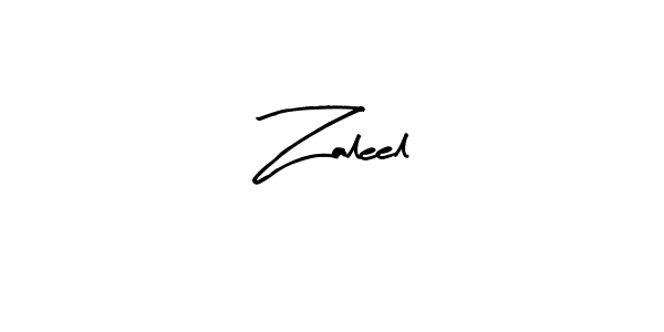 It looks lik you need a new signature style for name Zaleel. Design unique handwritten (Arty Signature) signature with our free signature maker in just a few clicks. Zaleel signature style 8 images and pictures png