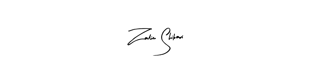 How to make Zalim Shikari signature? Arty Signature is a professional autograph style. Create handwritten signature for Zalim Shikari name. Zalim Shikari signature style 8 images and pictures png