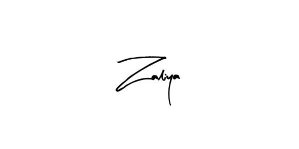 How to make Zaliya signature? Arty Signature is a professional autograph style. Create handwritten signature for Zaliya name. Zaliya signature style 8 images and pictures png