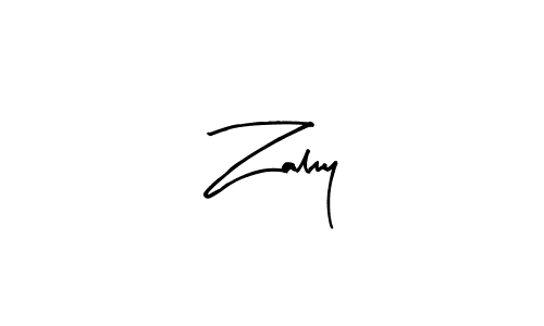 Make a beautiful signature design for name Zalmy. With this signature (Arty Signature) style, you can create a handwritten signature for free. Zalmy signature style 8 images and pictures png