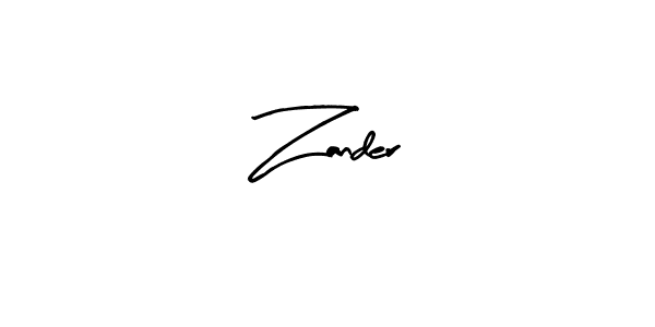 Arty Signature is a professional signature style that is perfect for those who want to add a touch of class to their signature. It is also a great choice for those who want to make their signature more unique. Get Zander name to fancy signature for free. Zander signature style 8 images and pictures png