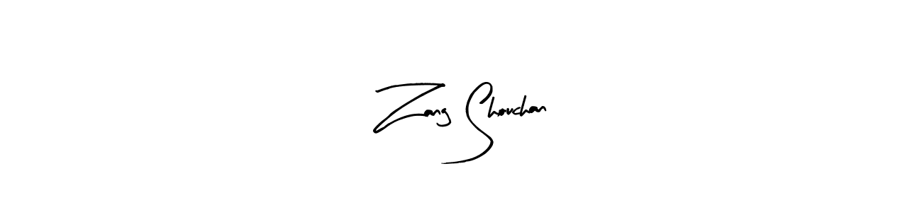 Zang Shouchan stylish signature style. Best Handwritten Sign (Arty Signature) for my name. Handwritten Signature Collection Ideas for my name Zang Shouchan. Zang Shouchan signature style 8 images and pictures png