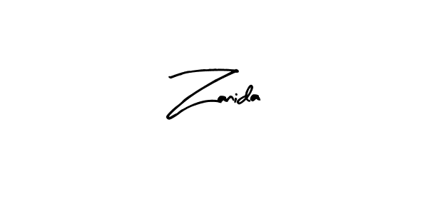 if you are searching for the best signature style for your name Zanida. so please give up your signature search. here we have designed multiple signature styles  using Arty Signature. Zanida signature style 8 images and pictures png