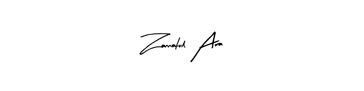 Similarly Arty Signature is the best handwritten signature design. Signature creator online .You can use it as an online autograph creator for name Zannatul Ara. Zannatul Ara signature style 8 images and pictures png