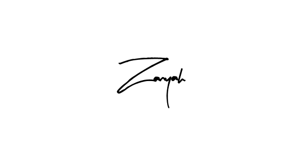 It looks lik you need a new signature style for name Zanyah. Design unique handwritten (Arty Signature) signature with our free signature maker in just a few clicks. Zanyah signature style 8 images and pictures png