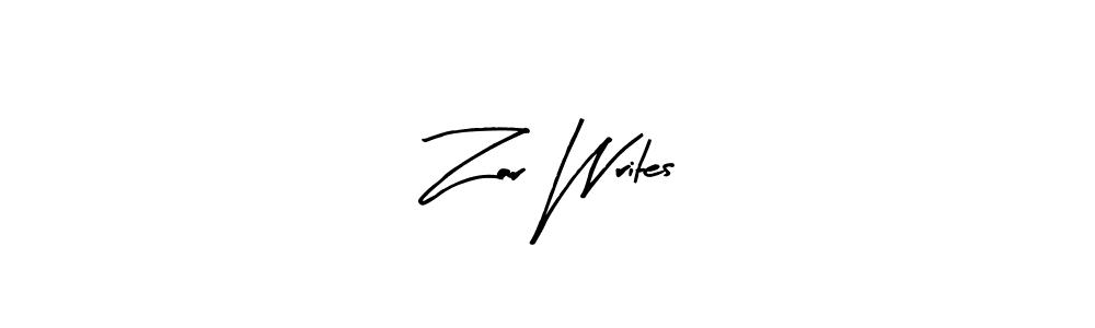 How to make Zar Writes signature? Arty Signature is a professional autograph style. Create handwritten signature for Zar Writes name. Zar Writes signature style 8 images and pictures png