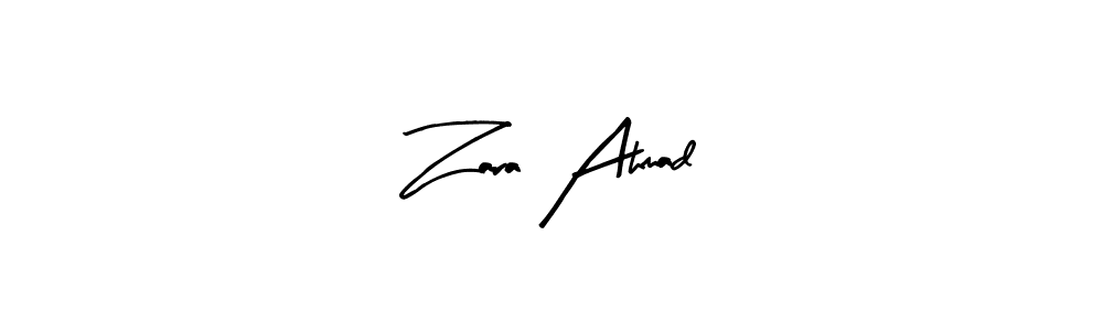 You can use this online signature creator to create a handwritten signature for the name Zara Ahmad. This is the best online autograph maker. Zara Ahmad signature style 8 images and pictures png