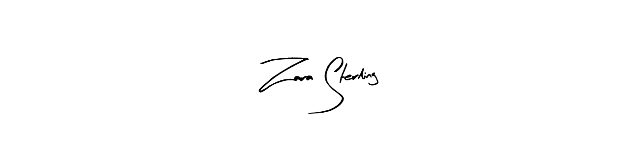 Here are the top 10 professional signature styles for the name Zara Sterling. These are the best autograph styles you can use for your name. Zara Sterling signature style 8 images and pictures png