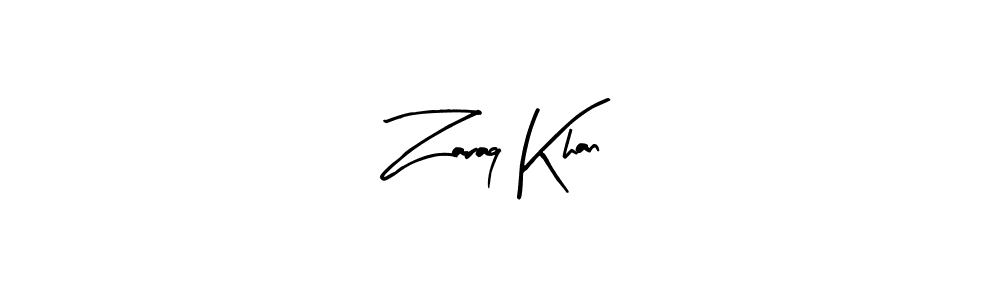 Make a beautiful signature design for name Zaraq Khan. With this signature (Arty Signature) style, you can create a handwritten signature for free. Zaraq Khan signature style 8 images and pictures png