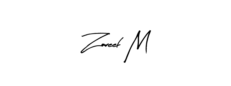 Once you've used our free online signature maker to create your best signature Arty Signature style, it's time to enjoy all of the benefits that Zareef M name signing documents. Zareef M signature style 8 images and pictures png