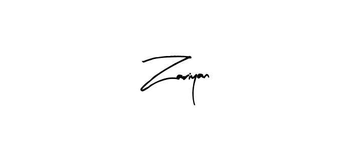 You can use this online signature creator to create a handwritten signature for the name Zariyan. This is the best online autograph maker. Zariyan signature style 8 images and pictures png