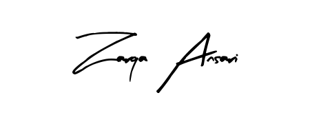 The Arty Signature font transforms the name Zarqa Ansari into an executive sign with sharp precision and distinguished character. Zarqa Ansari signature style 8 images and pictures png
