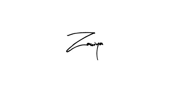 Use a signature maker to create a handwritten signature online. With this signature software, you can design (Arty Signature) your own signature for name Zawiya. Zawiya signature style 8 images and pictures png