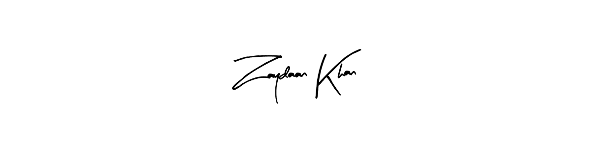 Also we have Zaydaan Khan name is the best signature style. Create professional handwritten signature collection using Arty Signature autograph style. Zaydaan Khan signature style 8 images and pictures png