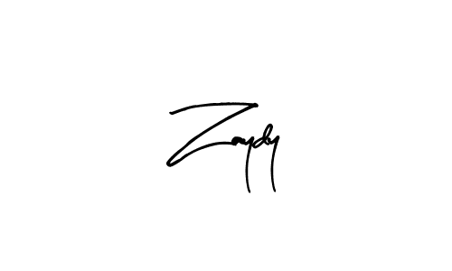 How to make Zaydy name signature. Use Arty Signature style for creating short signs online. This is the latest handwritten sign. Zaydy signature style 8 images and pictures png