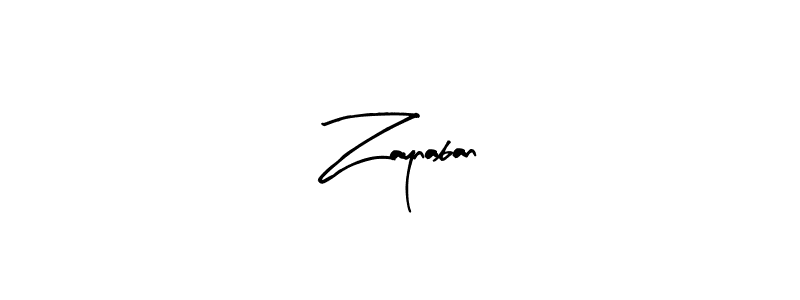 Zaynaban stylish signature style. Best Handwritten Sign (Arty Signature) for my name. Handwritten Signature Collection Ideas for my name Zaynaban. Zaynaban signature style 8 images and pictures png