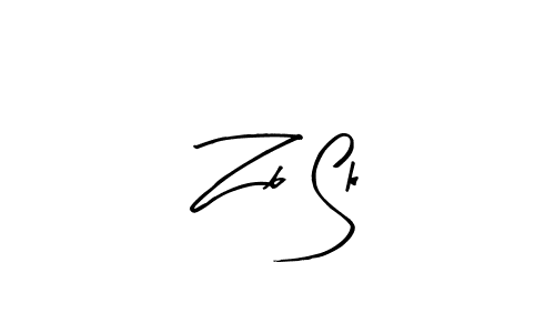 Design your own signature with our free online signature maker. With this signature software, you can create a handwritten (Arty Signature) signature for name Zb Sk. Zb Sk signature style 8 images and pictures png