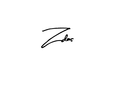 Arty Signature is a professional signature style that is perfect for those who want to add a touch of class to their signature. It is also a great choice for those who want to make their signature more unique. Get Zdas name to fancy signature for free. Zdas signature style 8 images and pictures png