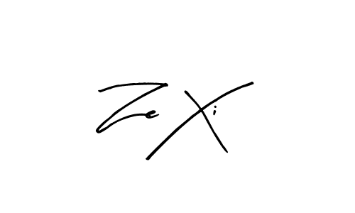 Also we have Ze Xi name is the best signature style. Create professional handwritten signature collection using Arty Signature autograph style. Ze Xi signature style 8 images and pictures png