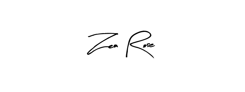 Design your own signature with our free online signature maker. With this signature software, you can create a handwritten (Arty Signature) signature for name Zea Rose. Zea Rose signature style 8 images and pictures png