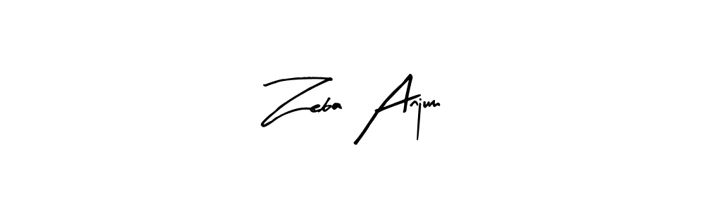 How to make Zeba Anjum signature? Arty Signature is a professional autograph style. Create handwritten signature for Zeba Anjum name. Zeba Anjum signature style 8 images and pictures png