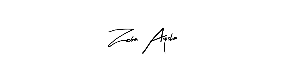 Also You can easily find your signature by using the search form. We will create Zeba Ayisha name handwritten signature images for you free of cost using Arty Signature sign style. Zeba Ayisha signature style 8 images and pictures png