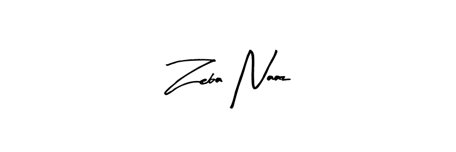 The best way (Arty Signature) to make a short signature is to pick only two or three words in your name. The name Zeba Naaz include a total of six letters. For converting this name. Zeba Naaz signature style 8 images and pictures png